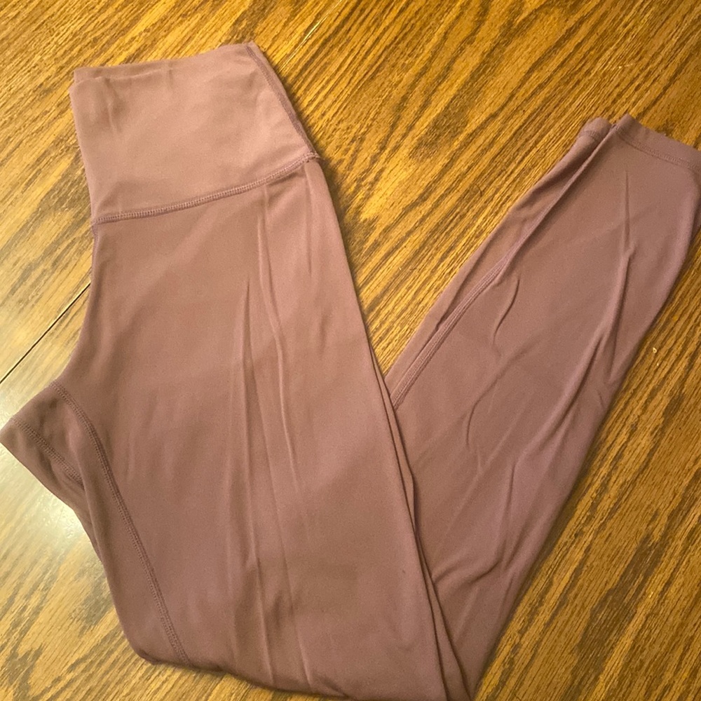 Purple leggings